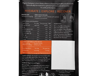 Pilgrim Hydration Recovery Electrolyte 21 Sachets - Orange